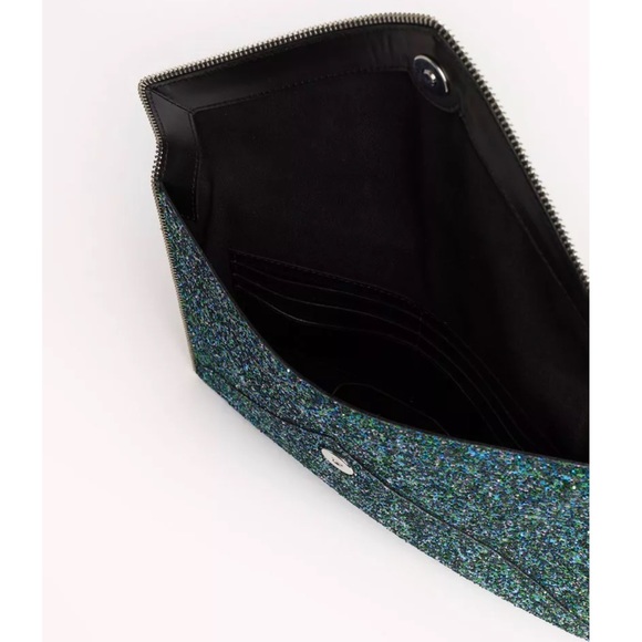 Rebecca Minkoff Mermaid Glitter Leo Clutch NWT - Picture 9 of 16